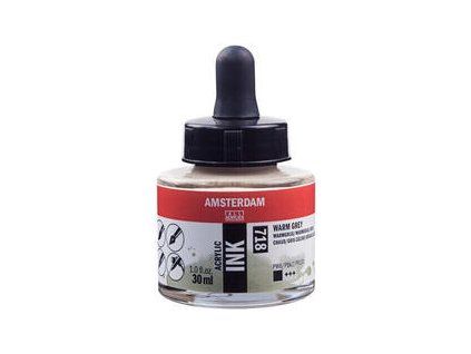 Amsterdam Acrylic Ink 30 ml 718  Warm Grey