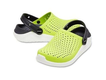 Crocs Kids' LiteRide Clog Lime Punch/Black