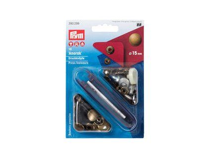 PRYM Snap Fasteners Anorak Antique mm