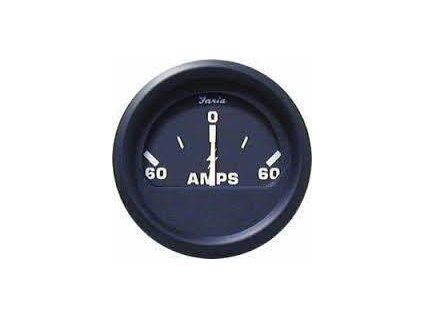 Faria Ammeter 60-0-60 Black