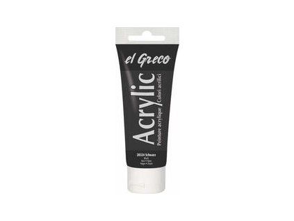 El Greco Acrylic Paint 75 ml 28324 Black