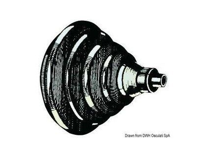 Osculati ABS cable ring gland with rubber bellows