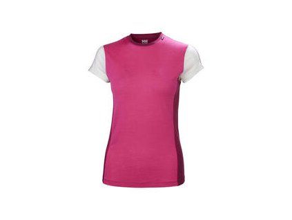 Helly Hansen W HH Merino Light SS Dragon Fruit