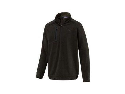 Puma Envoy 1/4 Zip Mens Sweater Forest Night