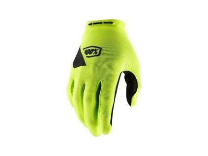 100% RIDECAMP Gloves Fluo Yellow