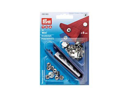 PRYM Snap Fasteners 390360 Silver 8 mm