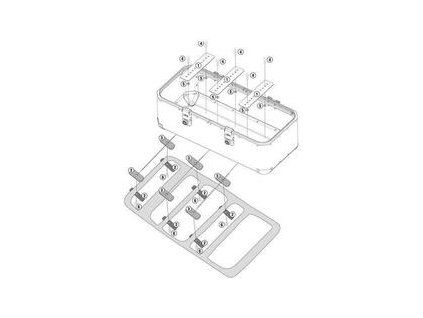 Givi OBK110KIT Universal Fitting Kit for Mounting OBK110A