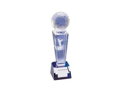 Longridge Crystal Golf Trophy - 235mm