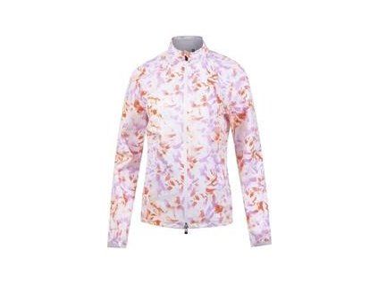 Kjus Dextra 2.5L Print Womens Jacket White/Mandarine