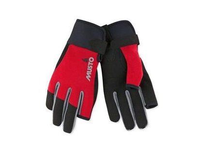 Musto Essential Sailing Long Finger Glove True Red