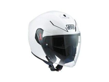 AGV K-5 JET Pearl White Helmet