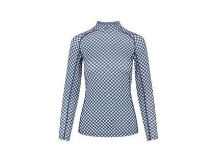J.Lindeberg Åsa Compression Top Gingham Navy White