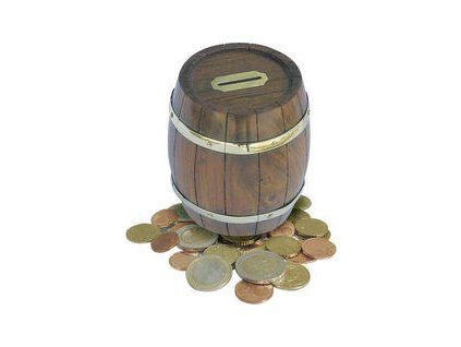 Sea-club Coin Box in Barrel Shape