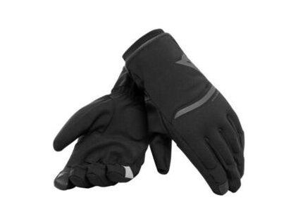 Dainese Plaza 2 D-Dry Black Motorcycle Gloves