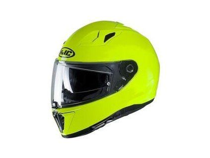 HJC i70 Fluorescent Green Helmet