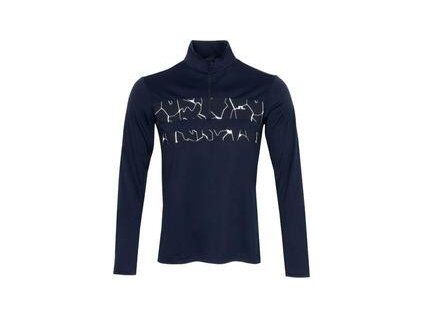 J.Lindeberg Bran Print Mid Layer JL Navy