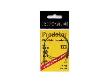 Mivardi Wire Leader With Swivel And Loop kg 2 Pcs
