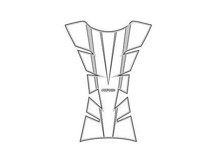 Oxford Sheer Arrow Tank Pad Silver