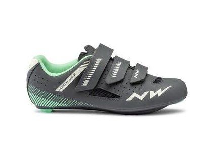Northwave Womens Core Shoes Anthra/Light Green