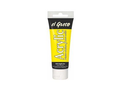 El Greco Acrylic Paint 75 ml 28302 Genuine Citron
