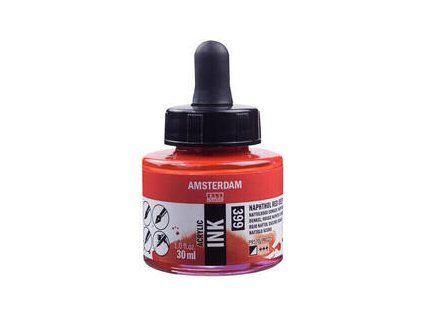 Amsterdam Acrylic Ink 30 ml 399 Naphthol Red Deep
