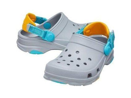 Crocs Kids' Classic All-Terrain Clog Light Grey