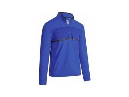 Callaway Pieced Printed Mens Sweater Egyptian Blue