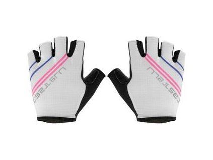 Castelli Dolcissima 2 W Glove Ivory/Pink Fluo