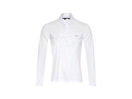J.Lindeberg Bran Print Mid Layer White