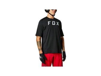 FOX Defend Short Sleeve Jersey Black