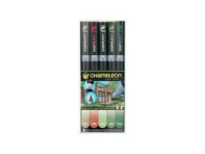 Chameleon Shading Marker Nature Tones 5 pcs