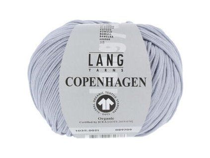 Lang Yarns Copenhagen (Gots) 0021 Light Blue