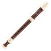 Aulos Soprano Recorder C-D Brown-Cream