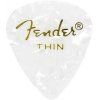 Fender 351 Shape Premium Pick Thin White Moto