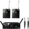 AKG WMS40 Mini2 Dual US45A: 660.7MHz + US45C: 662.3MHz