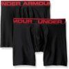 Under Armour O-Series 6in Boxerjock 2-Pack Black