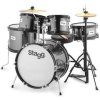 Stagg Tim Jr Junior Drum Set Black Black