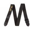 Fender Black Polyester Logo Strap