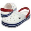 Crocs Crocband Clog White/Blue Jean