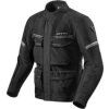 Rev'it! Outback 3 Black-Silver Textile Jacket