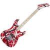 EVH Striped Series MN Red Black and White Stripes