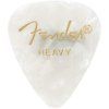 Fender 351 Shape Premium Pick Heavy White Moto