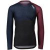POC MTB Pure LS Jersey Propylene Red/Turmaline Navy/Uranium Black