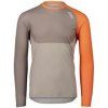POC MTB Pure LS Jersey Zink Orange/Moonstone Grey/LT Sandstone Beige