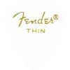 Fender 351 Shape Classic Celluloid Picks White Thin