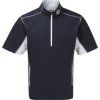 Footjoy Half-Zip Short Sleeve Windshirt Mens Jacket Navy/White