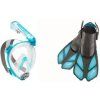 Cressi Duke Translucent/Aquamarine S/M + Bonete S/M