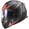 LS2 FF800 Storm Racer Matt Titanium Fluo Orange Helmet