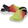 Crocs LiteRide Color Dip Clog Lime Punch/Scarlet/Almost White