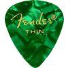 Fender 351 Shape Premium Pick Thin Green Moto